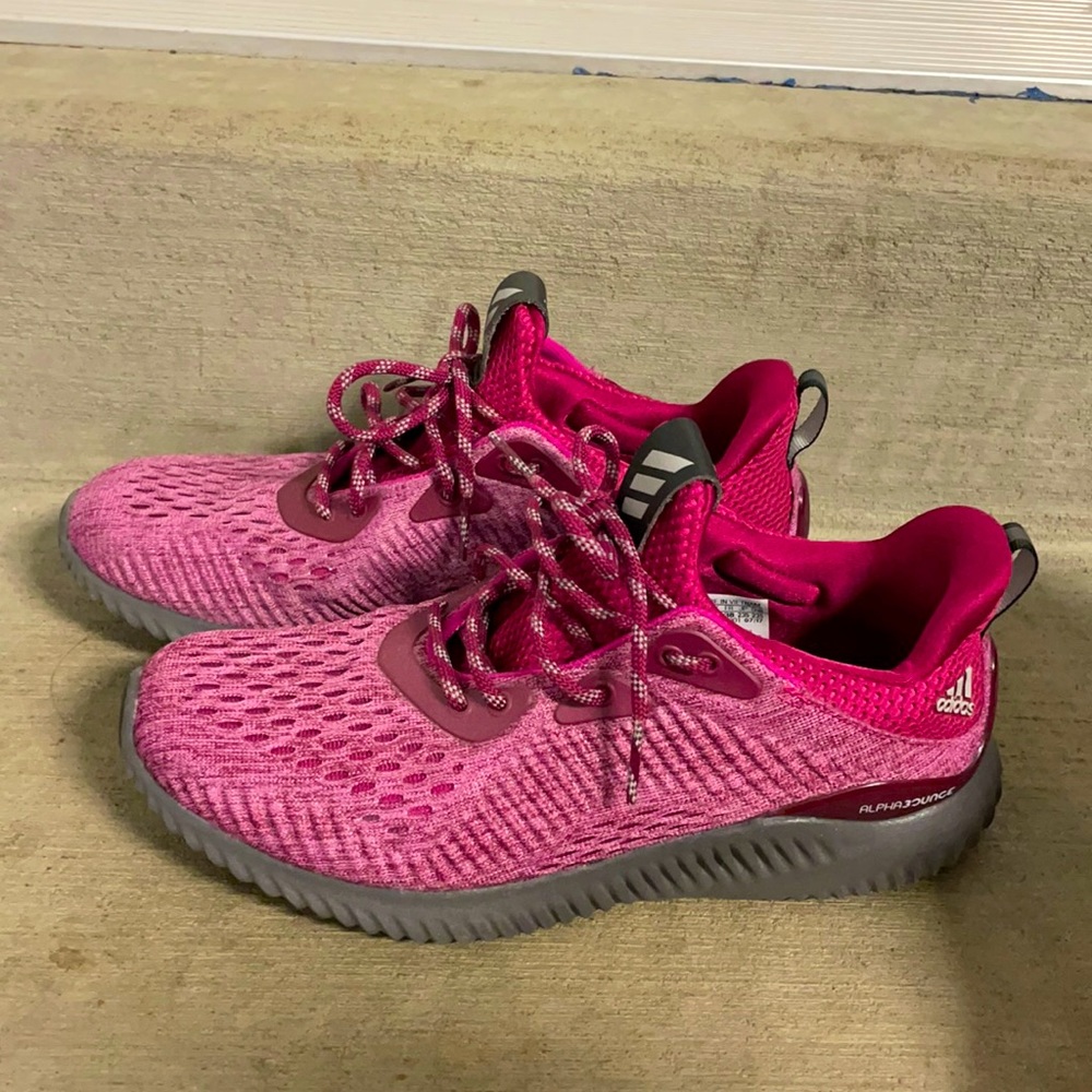 Woman’s adidas running shoes